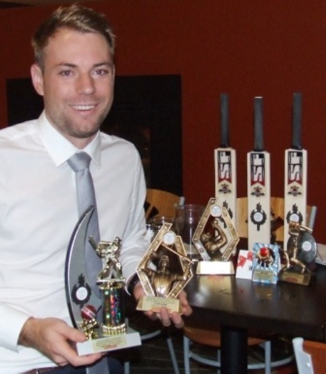 Liam Shaw cleaned up too: Here's Liam with his awards.