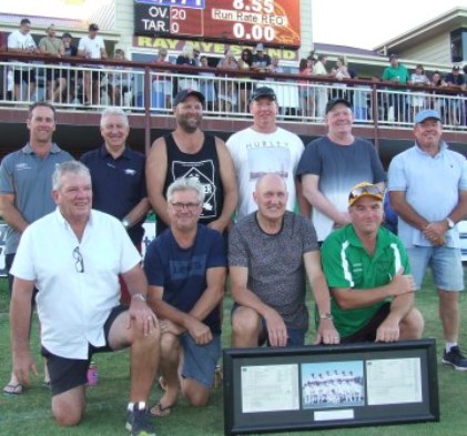 Moonee Valley couldn't have all the glory: The Barooga Cricket Club staged their own reunion gathering with Sean O'Kane.