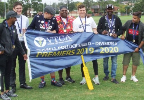 We can look back and laugh now, but it was of great concern at the time. Here are the seven ducks from our Grand Final win - from left: Sameera Vithana, Jack Newman, Sam Walker, Channa DeSilva, Daniel Comande, Nadeera Thuppahi and Sumit Anand.