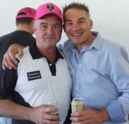 Sean O'Kane (left) and Dean Jukic come together for a good cause - raising funds.