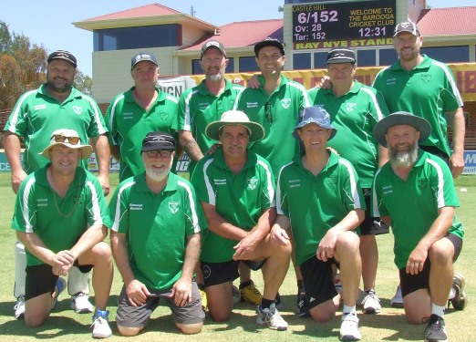 Our playoff team for Barooga 2025. L-R: Back - Glen Courts, Sean O'Kane, Jason Morris, Jason Ripa, Mark Gauci, Nate Wolland. Front - Dane Smith, Allan Cumming, Tony Gleeson, Craig Pridham, Peter Richardson.