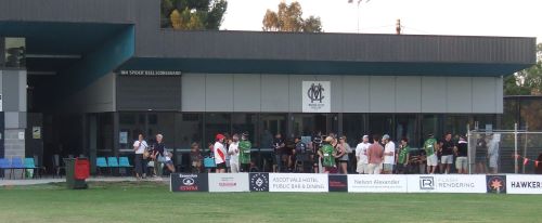 There was a big crowd inside and out of our pavilion - even a couple of hours after the game ended.