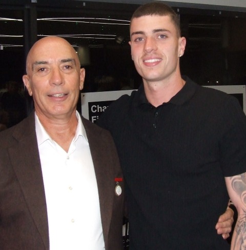Life Member and key function organiser John Talone had his son Luke - a former Valley junior - with him at the event.