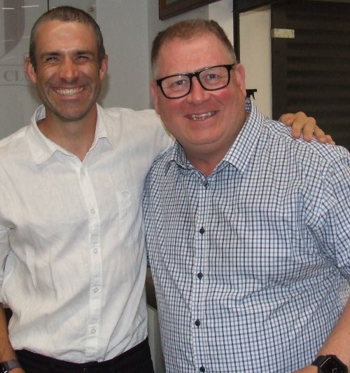 Teammates from our 2014/15 Seconds Premiership: Tom King (left) and Simon Thornton.