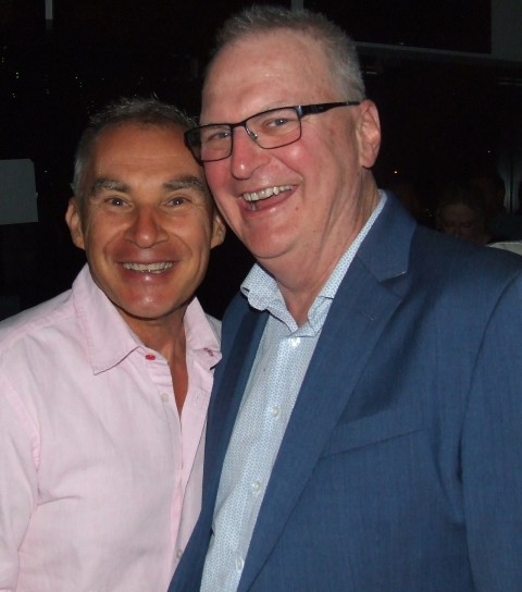 Captains from the past: Dean Jukic (left) and Doug Cumming.