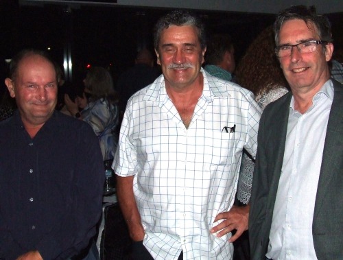 A keen eye on junior development: L-R Paul Simon, Tony Gleeson and Paul Sevenson.