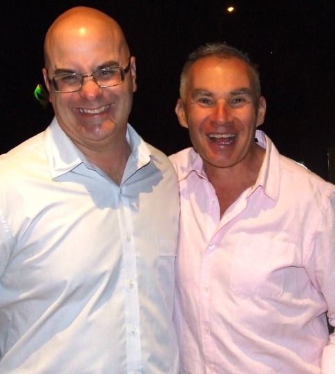 Life Members catch up on such an important occasion: Michael Cumbo (left) and Dean Jukic.