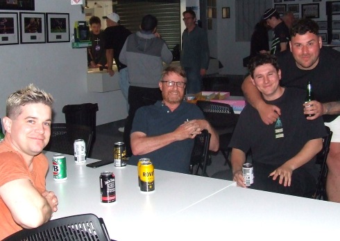 Some of the top draft picks: L-R Stephen Ward, Dean Lawson, Jack Newman and Joshua Gorry.