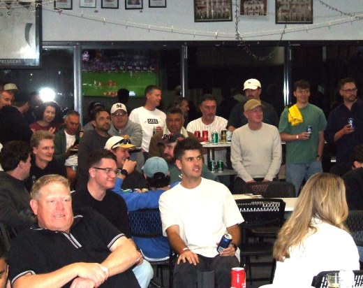 More of the crowd as the tickets roll out.