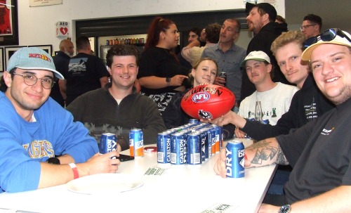 Over from the West: L-R Grayson, Matt, Brooklyn, Matt Philpott, Tom and Zane.