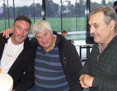 Past players are part of the fabric of our club: L-R Jim McKenzie, Paul "Tangles" Cramer and Bob Sciacchitano.