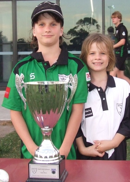 Reid and Bree Webb-Johnson were kitted out in Heath's old club shirts - and wore them just as proudly as their dad did.