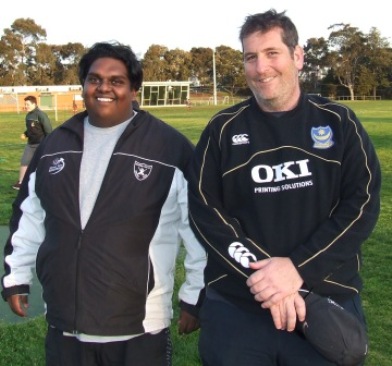 Key members of Moonee Valley's new junior structure - Director of Junior Cricket Channa DeSilva (left) and joint junior co-ordinator Leigh Holder.